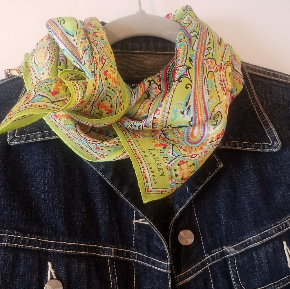 Ralph Lauren colorful scarf